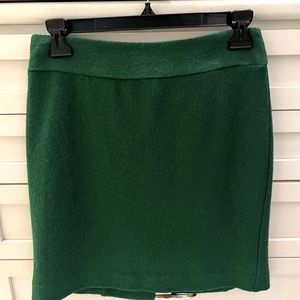 Gorgeous green textured mini skirt